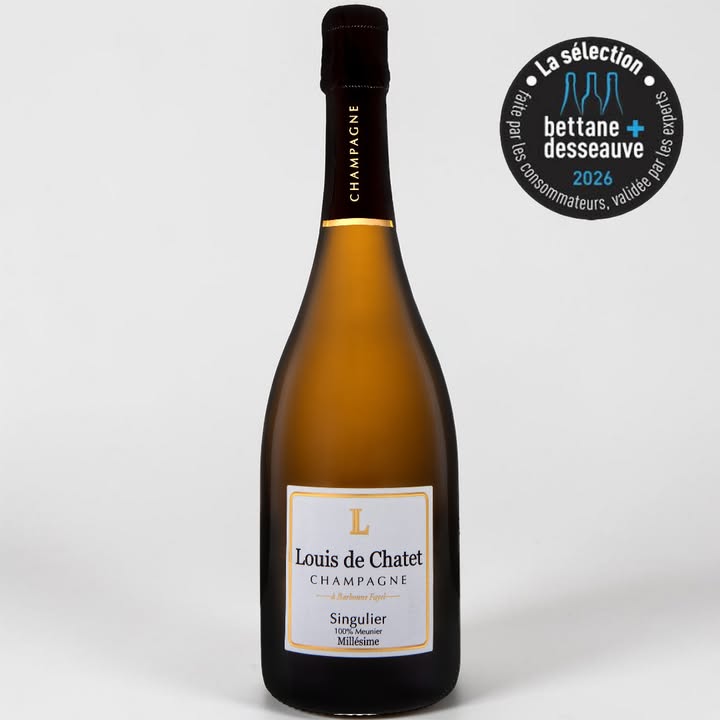 ✨ Élégance et distinction réunies dans une seule bouteille 🍾 Le Louis de Chatet Cuvée Singulier 201